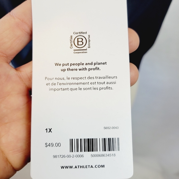 NWT Athleta Shanti Rib Crop Tank 3.0 - Picture 8 of 8